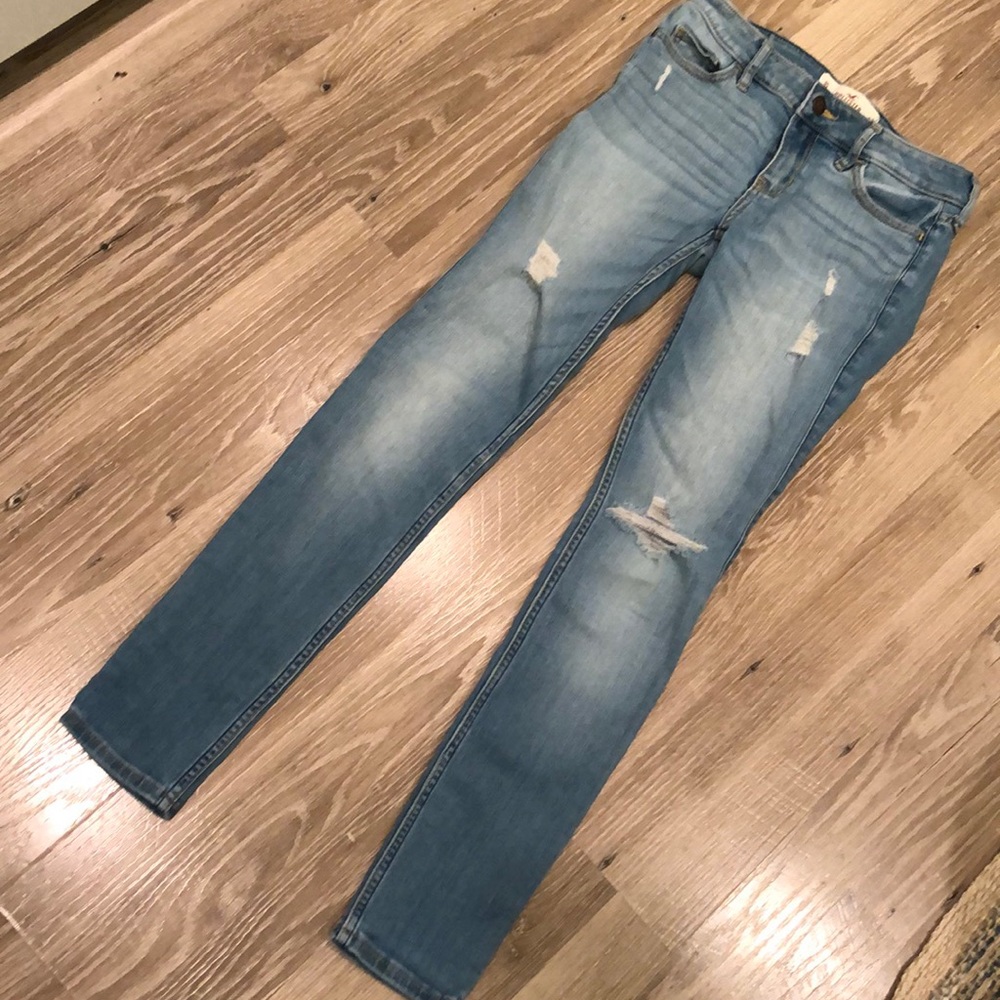 HOLLISTER Low Rise Super Skinny Jeans 0S 24Wx28L